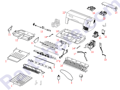 HP parts picture diagram for C2670-60108, C2670-60109, C2670-60110, C2670-60113, C2670-60114, C2670-60115, C2670-60116, C2670-60118, C2670-60121, C2670-60131, C2670-60132, C2670-60124, C2670-60133, C2678-60104, C2678-60105, C2678-60115, C2670-60119-R, C2670-60131-R, C2670-60133-R, C2678-60105-R, C2670-60108-R, C2670-60113-R, C2670-60115-R, C2670-60101, C2670-60102, C2670-60103, C2670-60104, C2670-60106, C2670-60105, C2670-60107, C2670-60134, C2670-60138, C2670-60134-R, C2670-60138-R, C2670-60119, C8099-67015, C2670-60113-C, C2670-60119-C, C2670-60133-C, C2670-60138-C